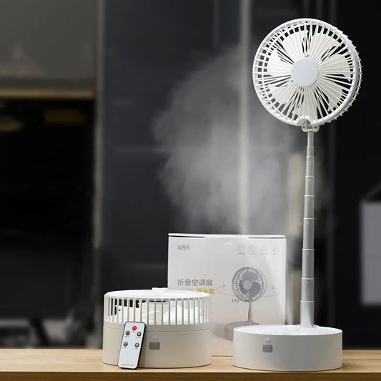 LIPETY - Ventilador de escritorio y mesa, plegable, recargable y portátil 🌬️☀️